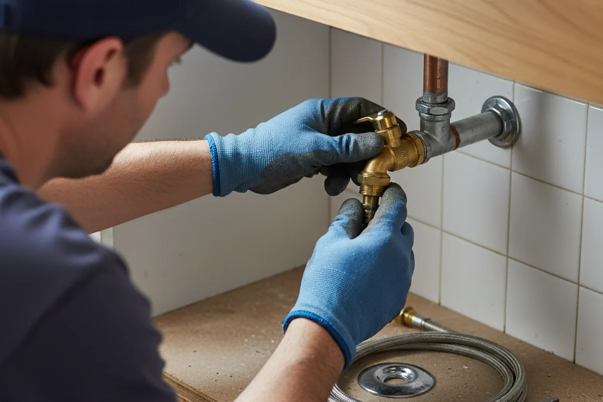 Shutoff valve and fitting work during Repiping in Willoughby